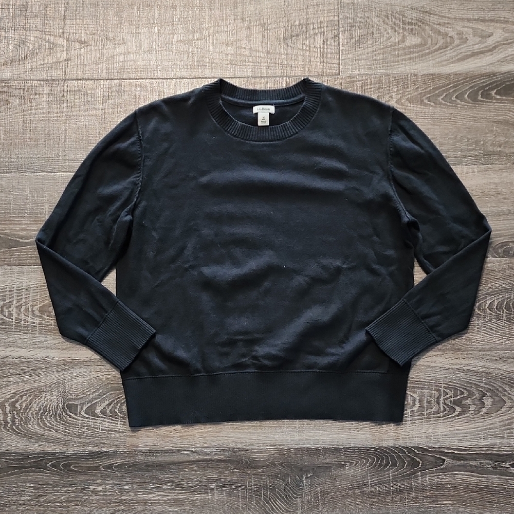 L.L. Bean Cotton / Cashmere Crewneck Sweater